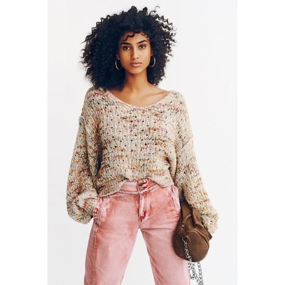 Free People Sweaters - Free People Oversized  Highland V Sweater